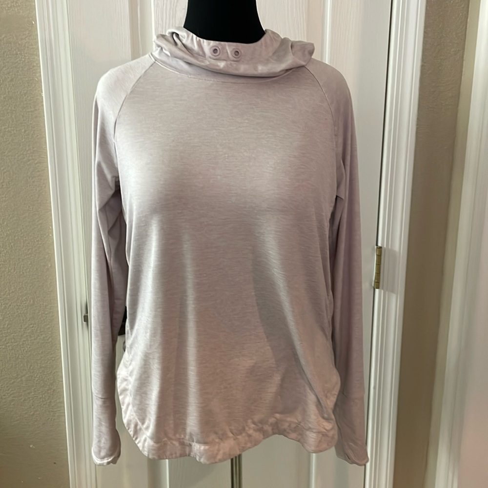Athleta Pinkish Women's Lightweight Hoodie Size L Preowned